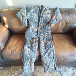 Youth Cabelas camo coverall